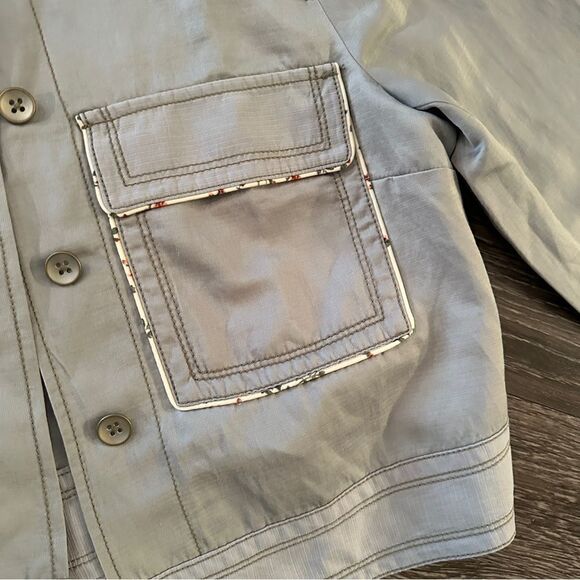 Anthropologie Piped Trucker Jacket - Picture 7 of 10